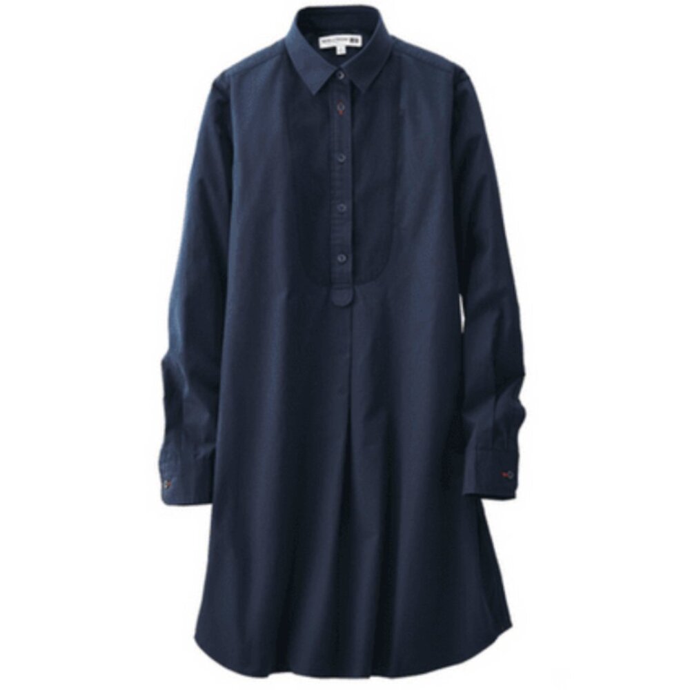 Ines de la Fressange for Uniqlo | Pleated Long Sleeve Tunic XS